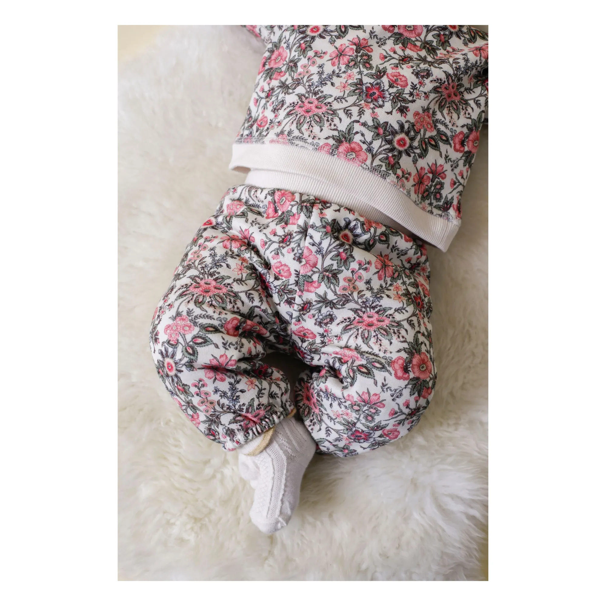 Louise Misha Ecru Chatma High Socks