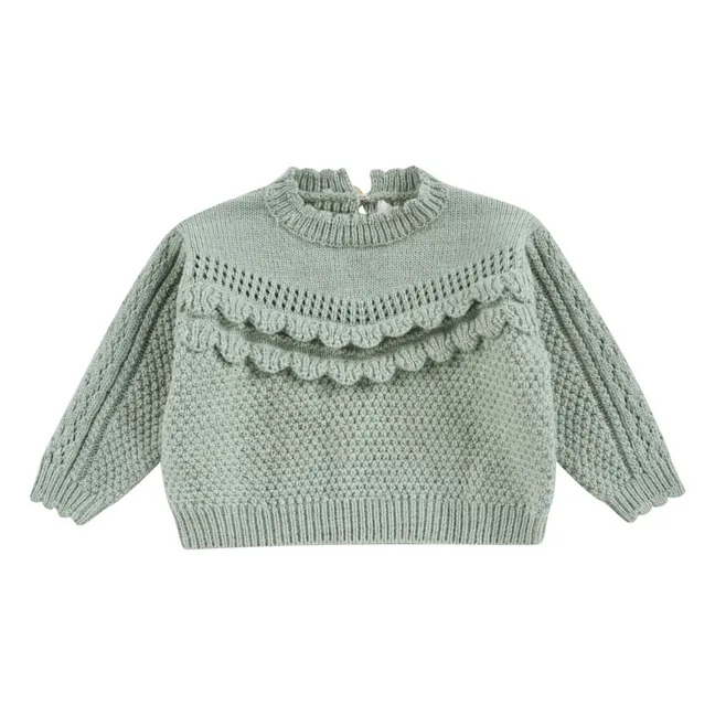 Ionnisa Maille Fantaisie sweater | Sage