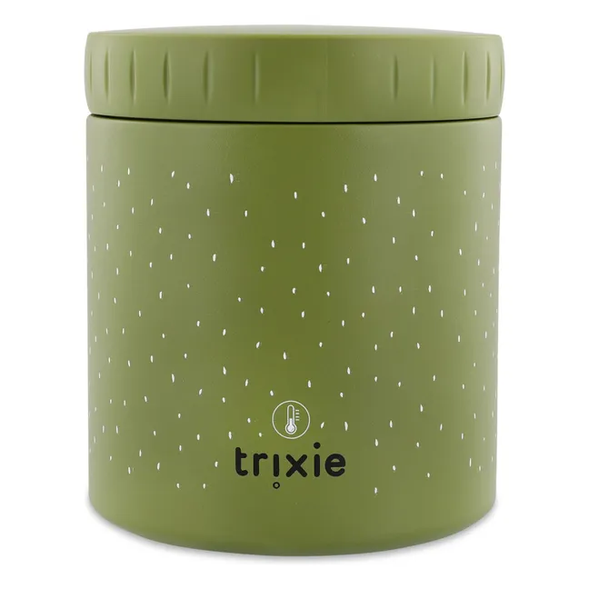 Caja aislante para aperitivos Mr Dino 500 ml | Verde