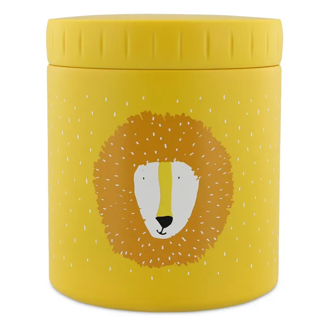 Lata de aperitivos aislada de 500 ml Mr Lion | Amarillo