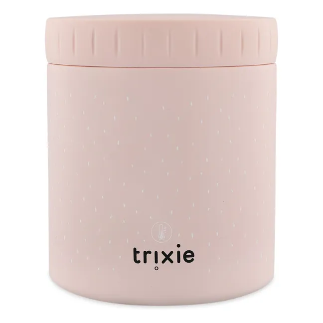 Isothermal snack tin 500 ml Mrs Rabbit | Pink