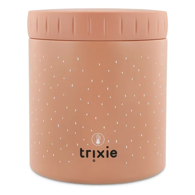 Boîte à goûter isotherme 500 ml Mrs Cat | Rose