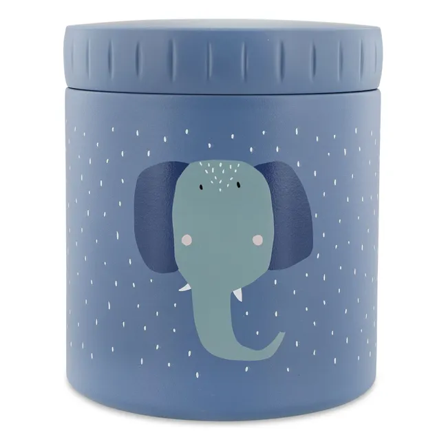 Lunch Box Isotherme 500 ml Mrs Elephant | Bleu