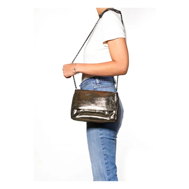 Borsa Lulu M Lamé | Champagne- Immagine del prodotto n°2
