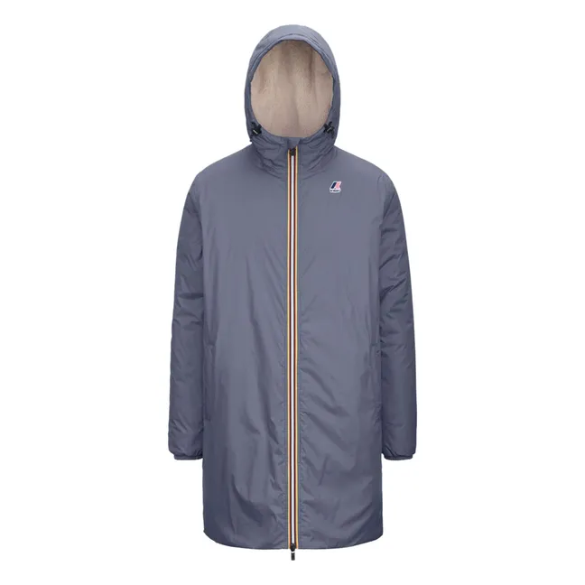 Veste Imperméable Fourrée Le Vrai Eiffel Orsetto 3.0 | Bleu gris