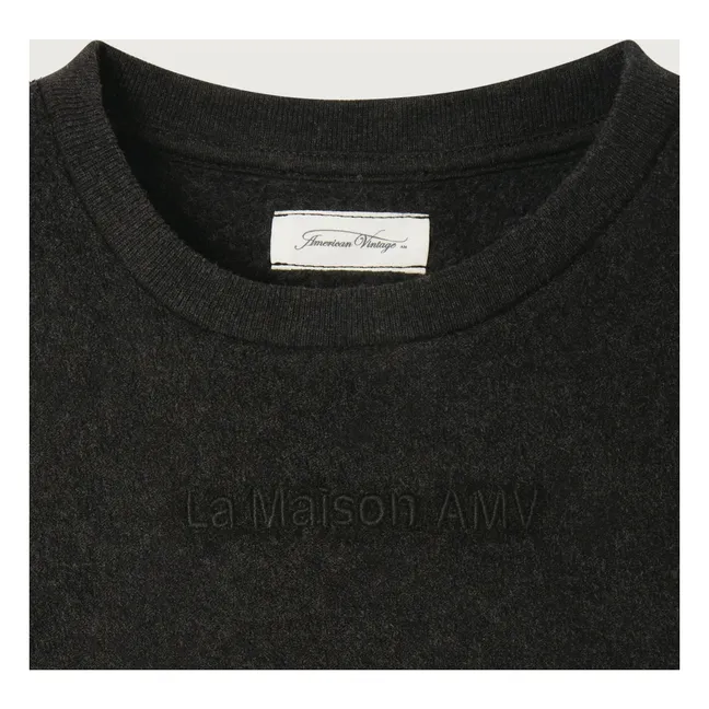 Bobypark sweatshirt | Marled charcoal grey