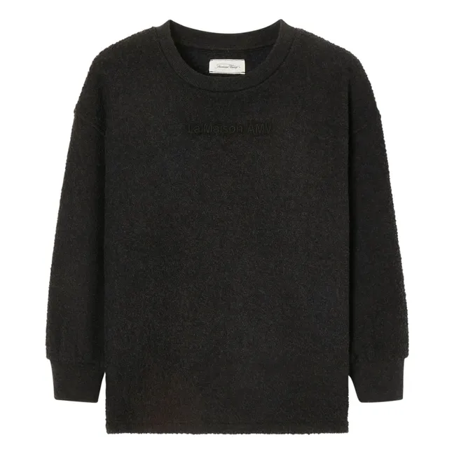Bobypark sweatshirt | Marled charcoal grey