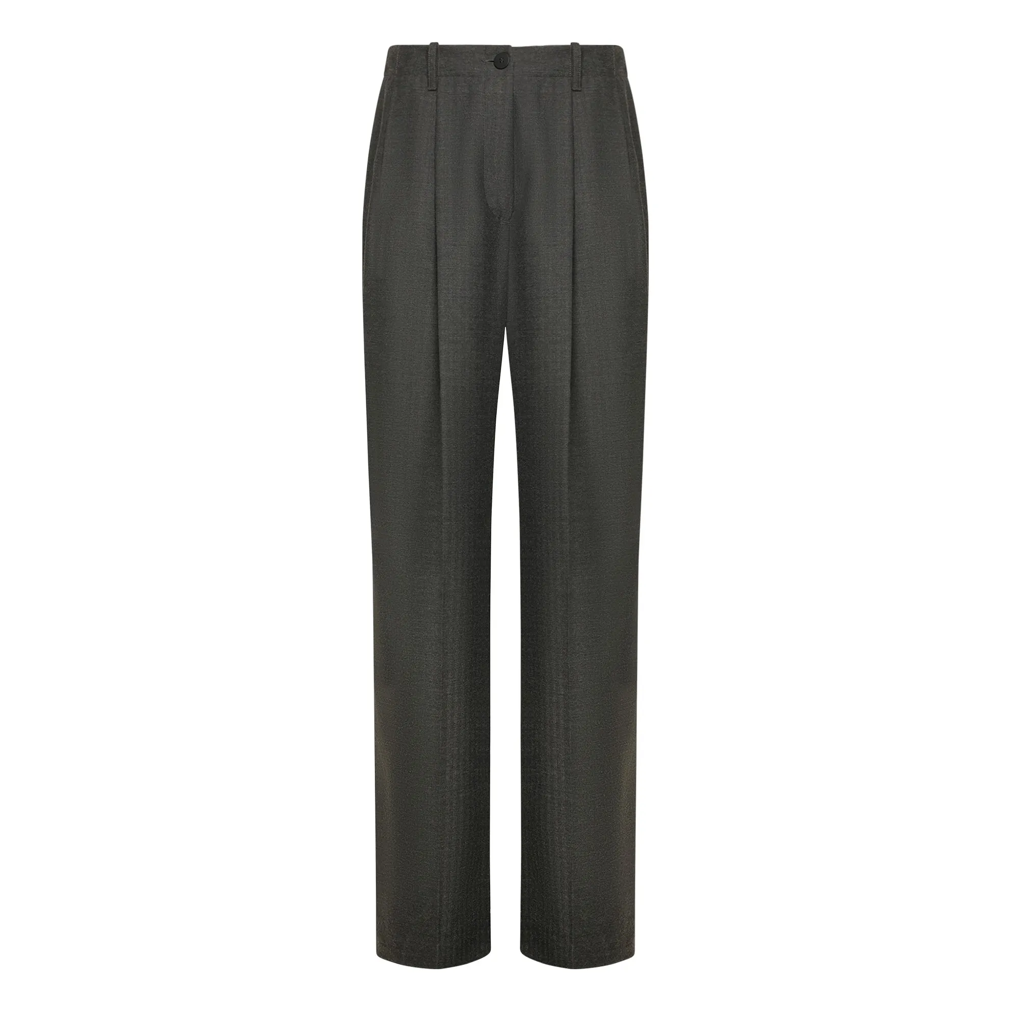 Momoni Charcoal Grey Sorai Chevron Pants