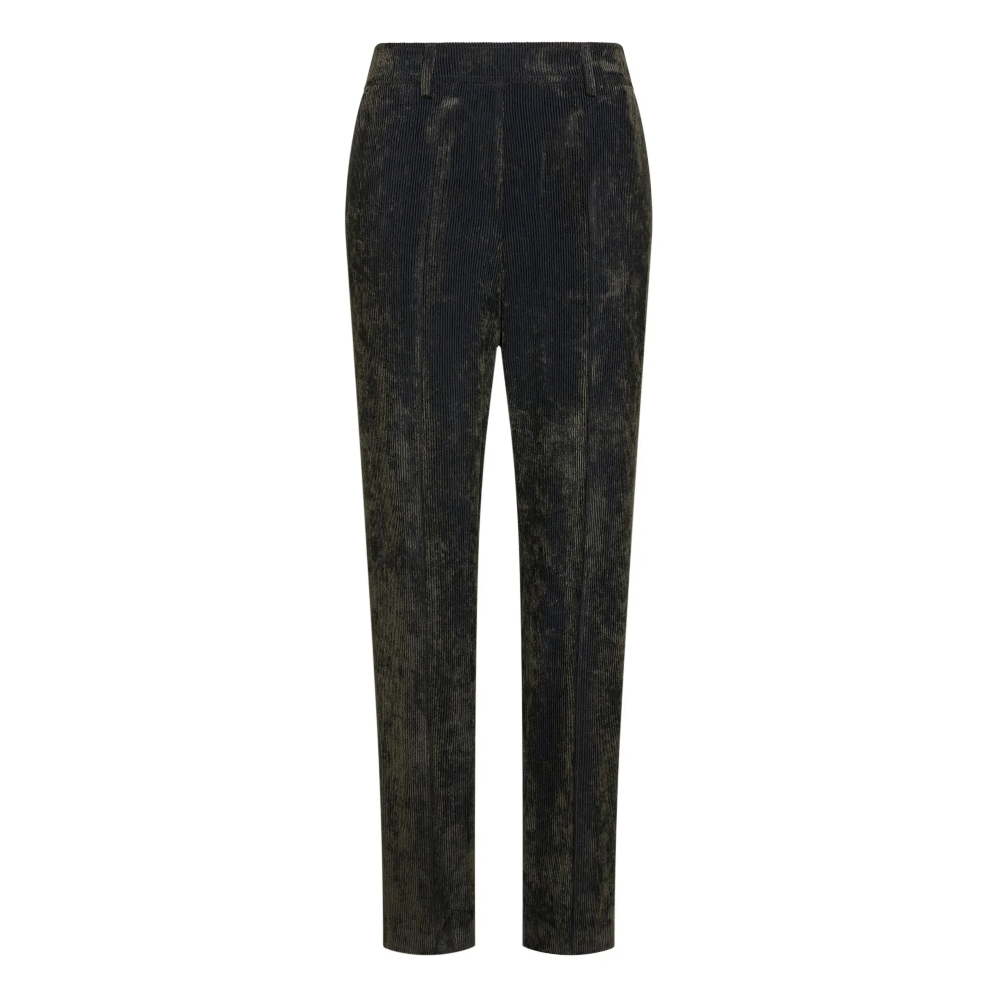 Momoni Charcoal Grey Vischio Corduroy Trousers