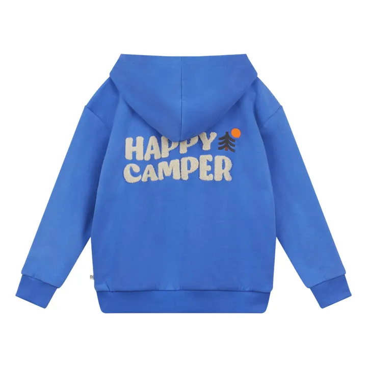 Arsène et Les Pipelettes Hoodie Elyas Organic Cotton Electric blue