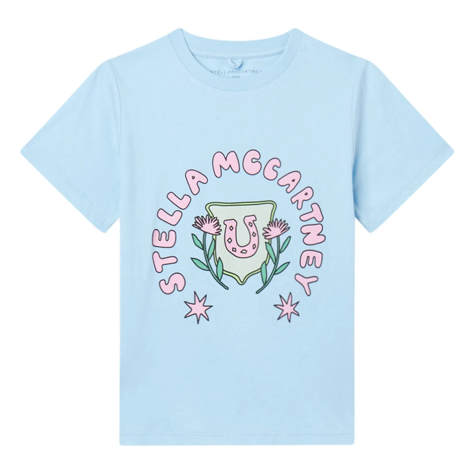 T-Shirt Ecusson | Bleu ciel- Image produit n°0