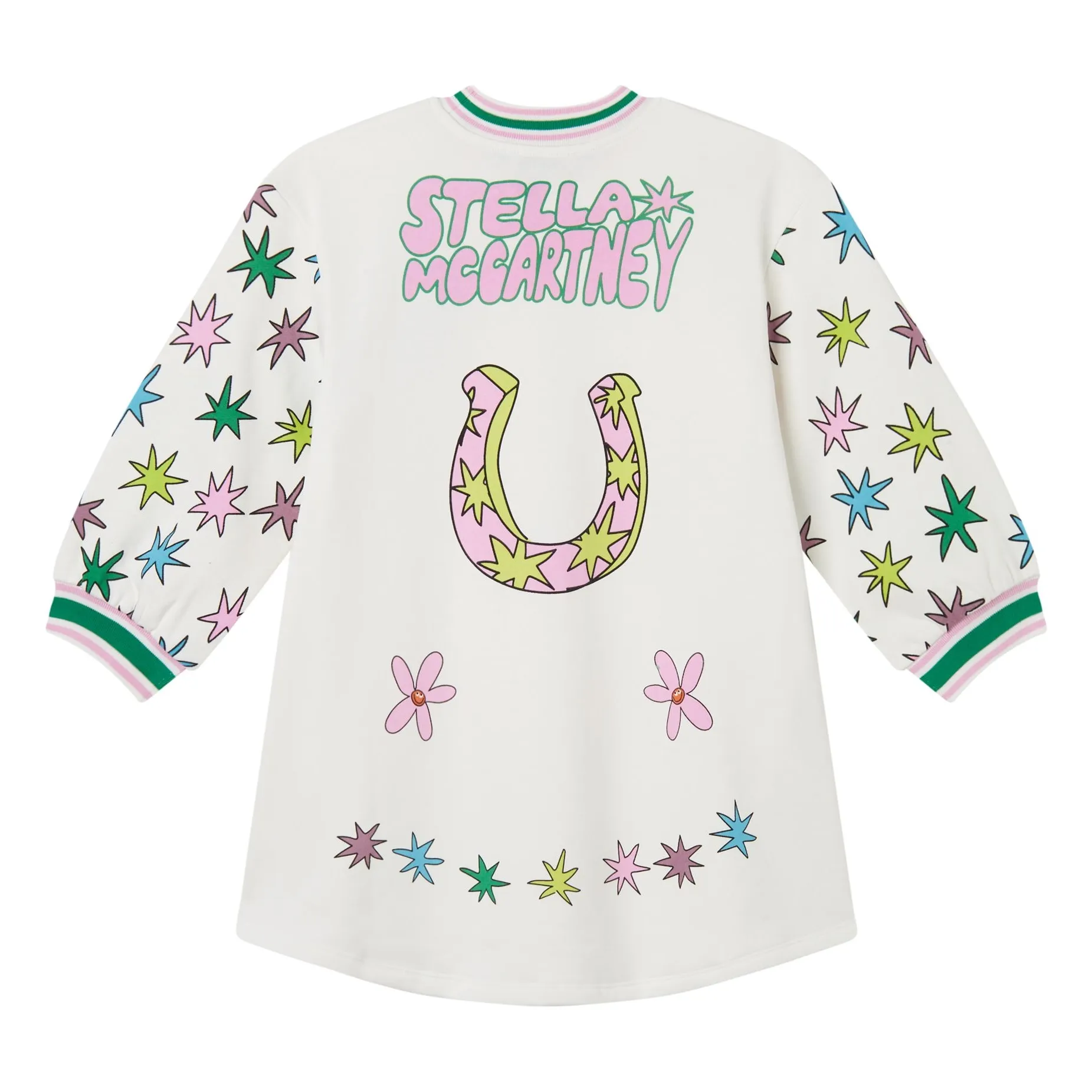 Stella Mccartney Kids White Cosmic Dress