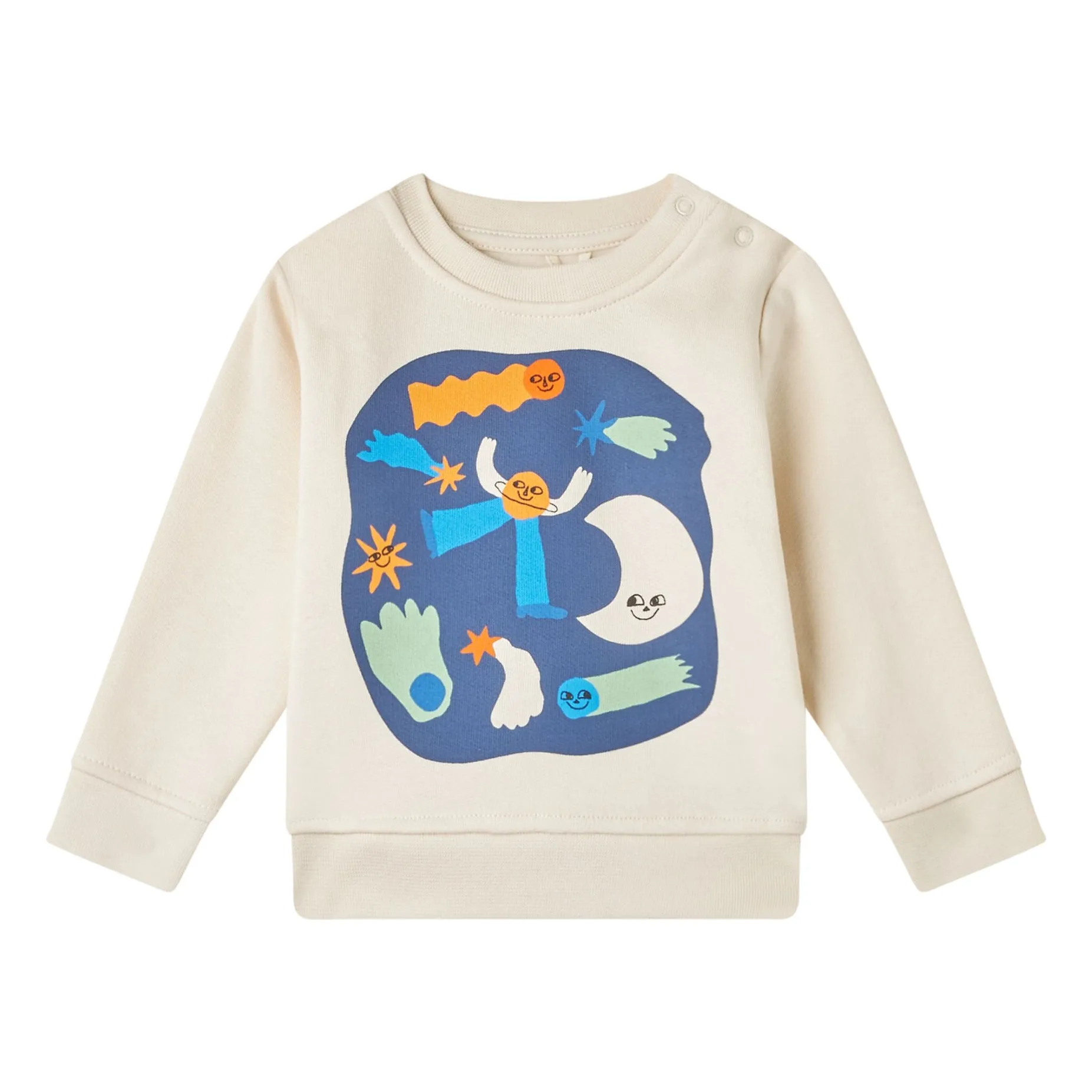Stella Mccartney Kids Beige Cosmic Sweatshirt