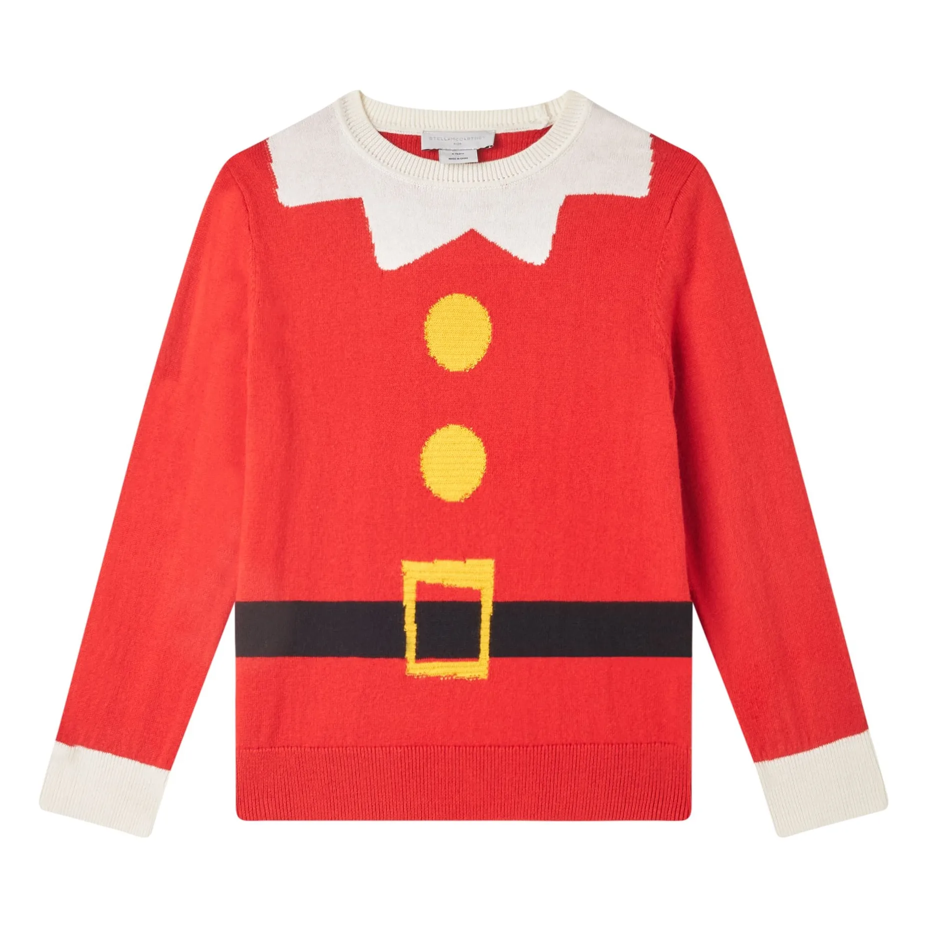 Stella Mccartney Kids Red Santa Claus Sweater