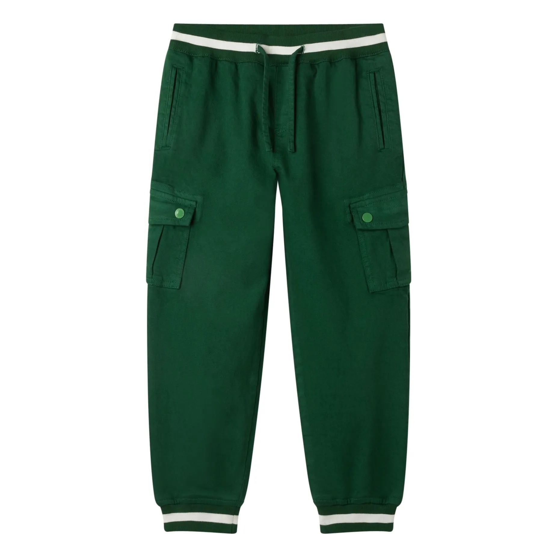 Stella Mccartney Kids Chrome Green Cargo Pants