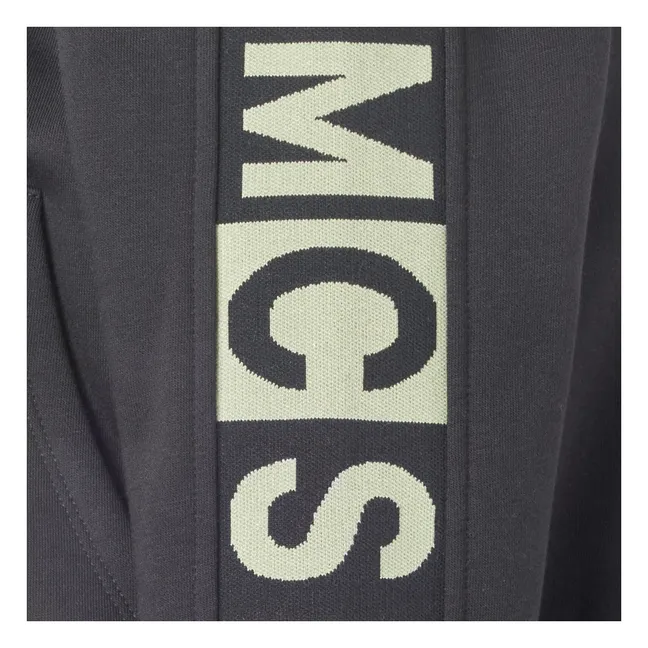 Zipped sweatshirt | Black