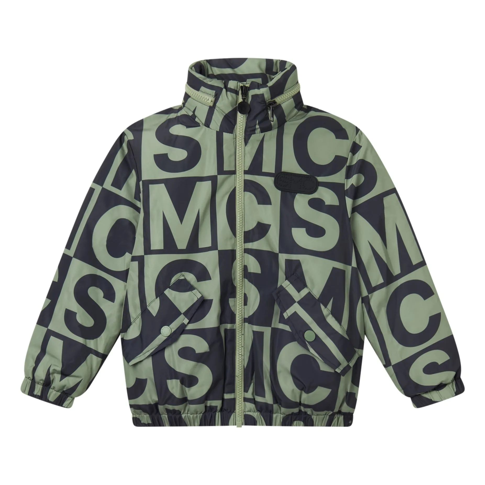 Stella Mccartney Kids Khaki Checkeboard Jacket