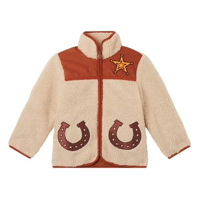 Sherpa Horseshoe Jacket | Beige