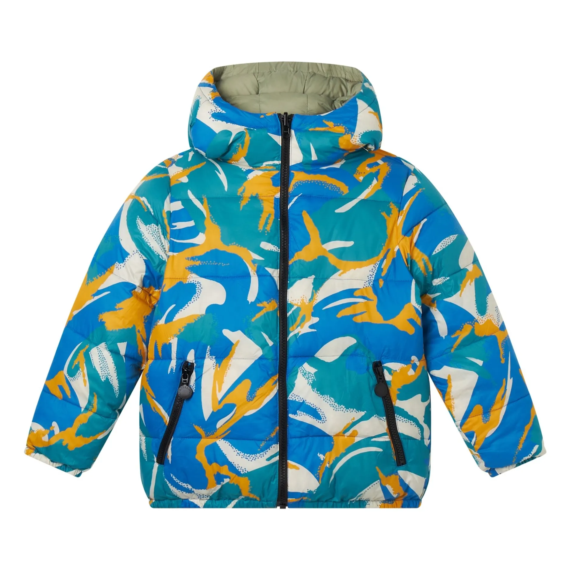 Stella Mccartney Kids Khaki Down Jacket