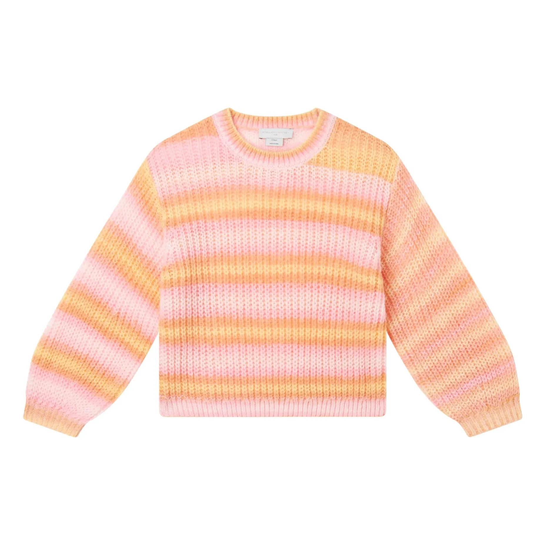 Stella Mccartney Kids Apricot Stripes Sweater
