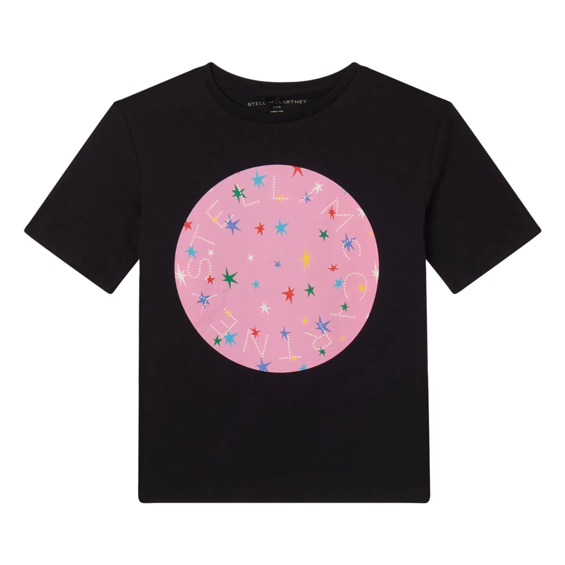 Stella Mccartney Kids Black Stella Etoiles T-Shirt