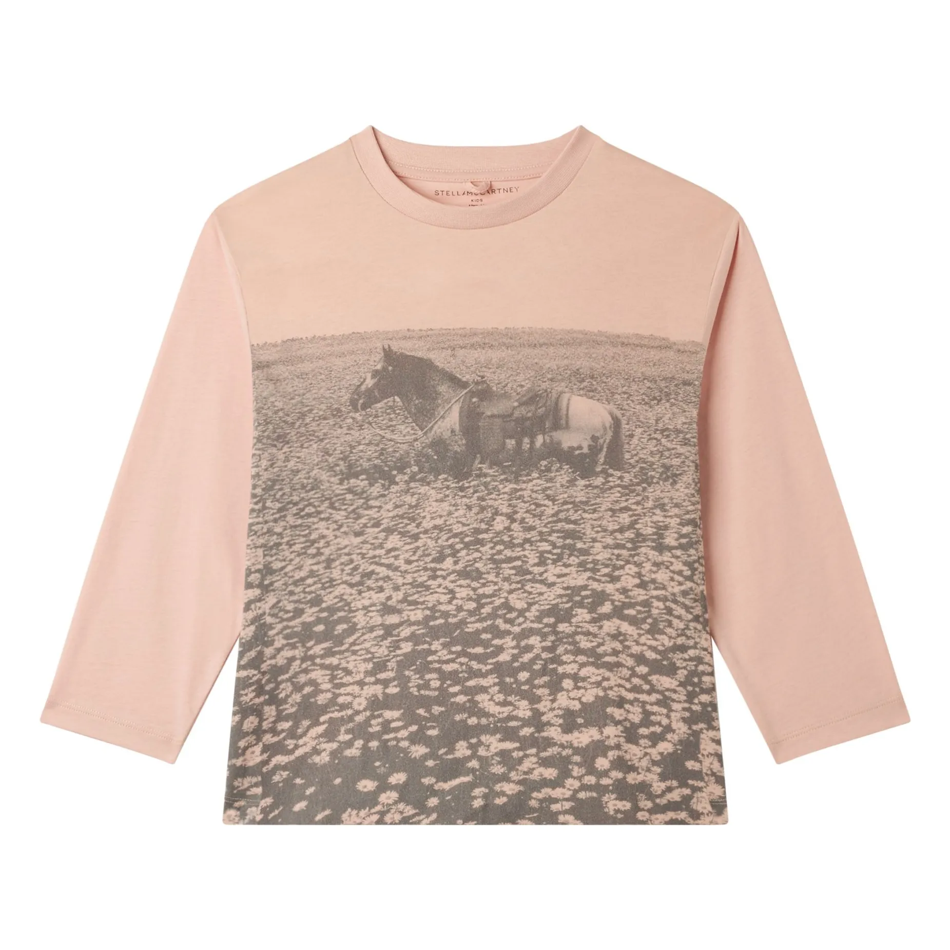 Stella Mccartney Kids Pink Prairie T-Shirt