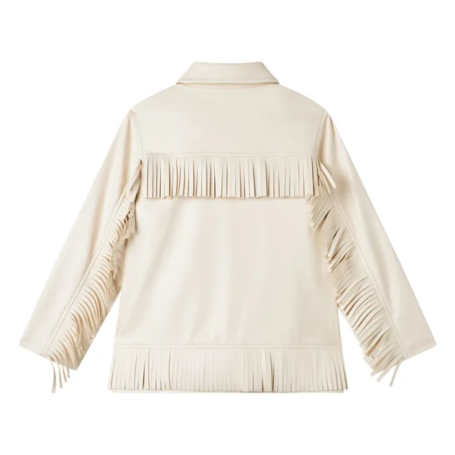 Fringed Jacket | Cream