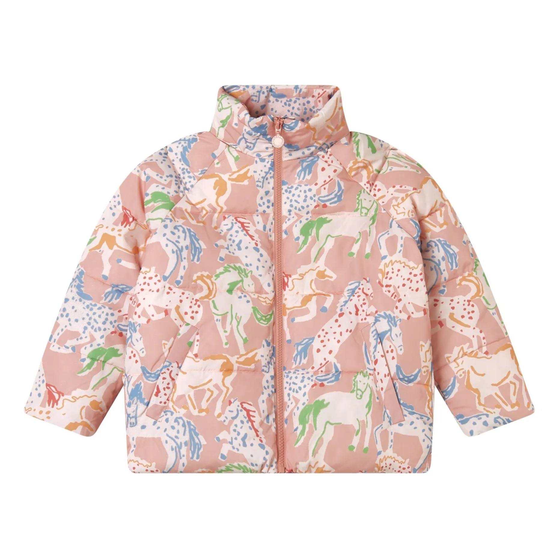 Stella Mccartney Kids Pink Prairie Down Jacket