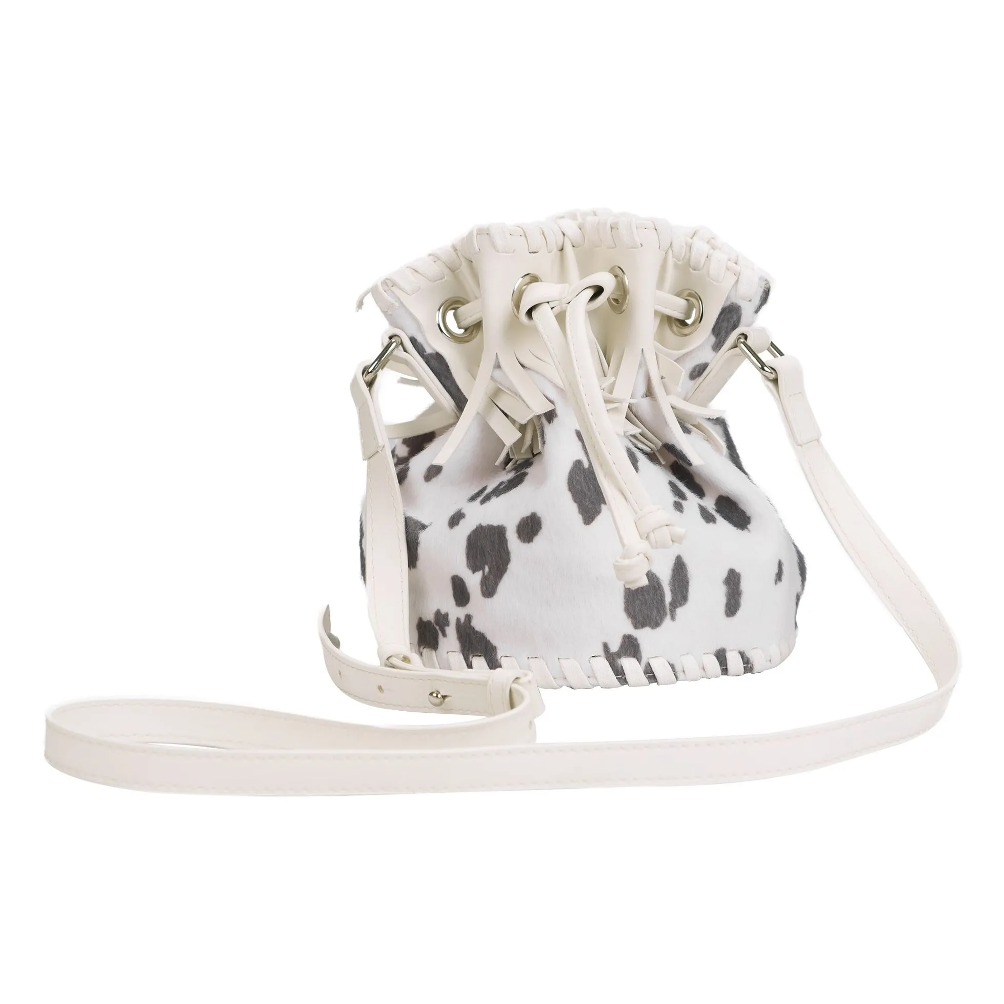 Stella Mccartney Kids Ecru Cow Bag