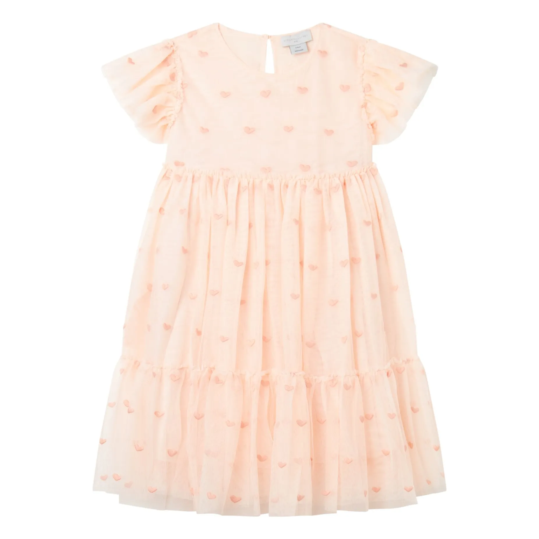 Stella Mccartney Kids Pink Tulle Heart Dress