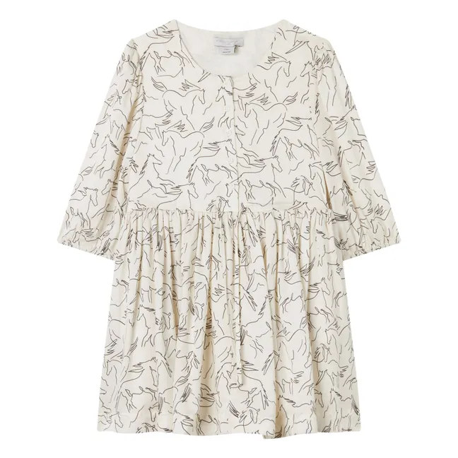 Horse dress | Ecru