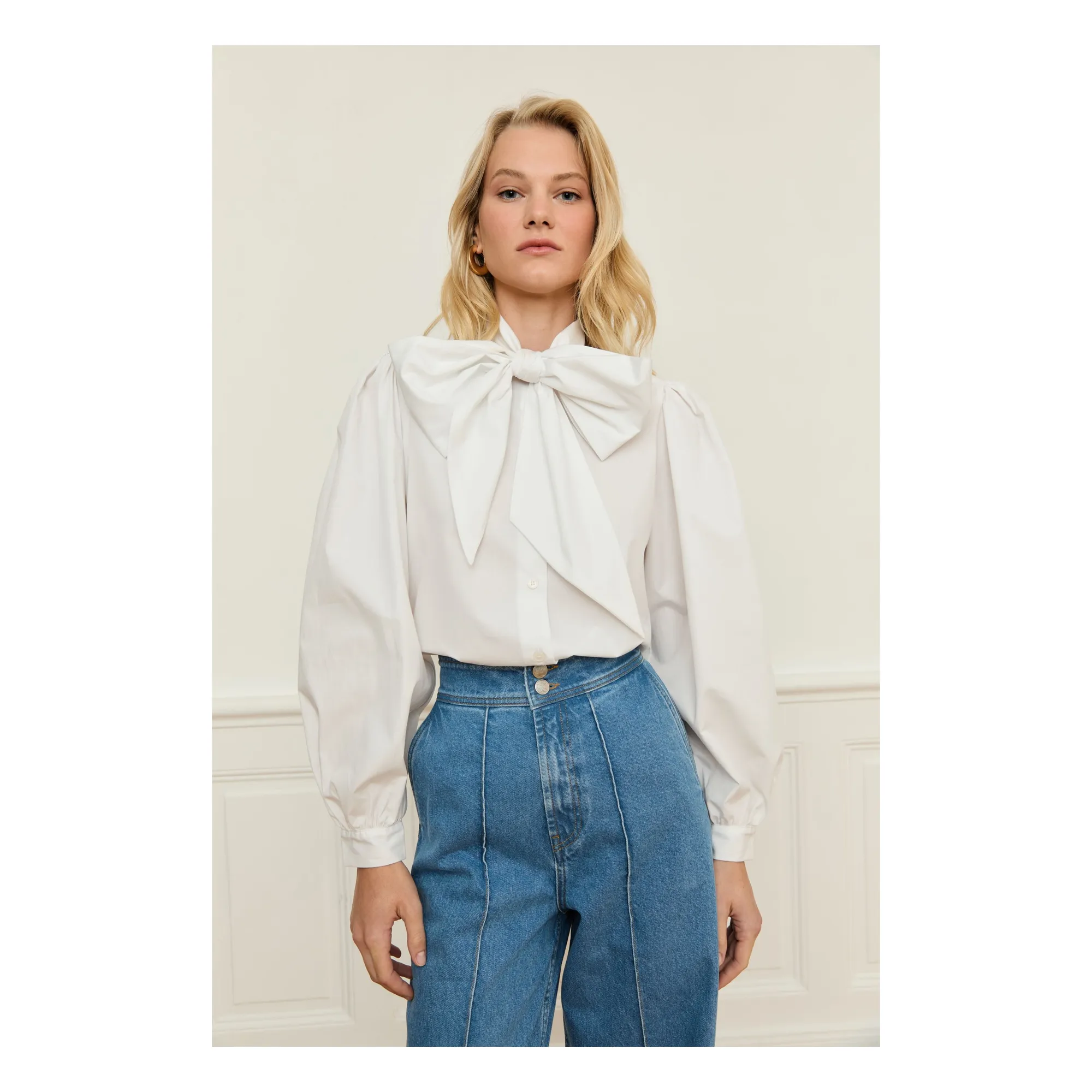 Maria De La Orden White Fairytale Blouse