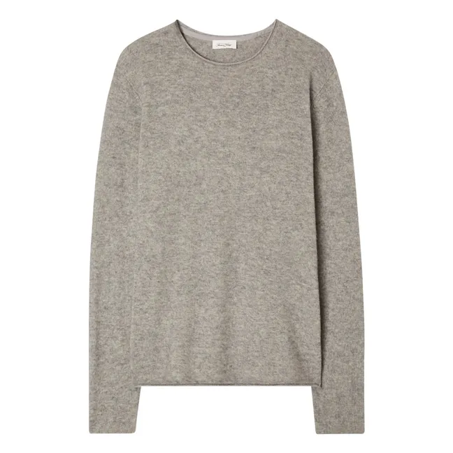 Pullover Ducksbay Wolle und Kaschmir | Grau Meliert
