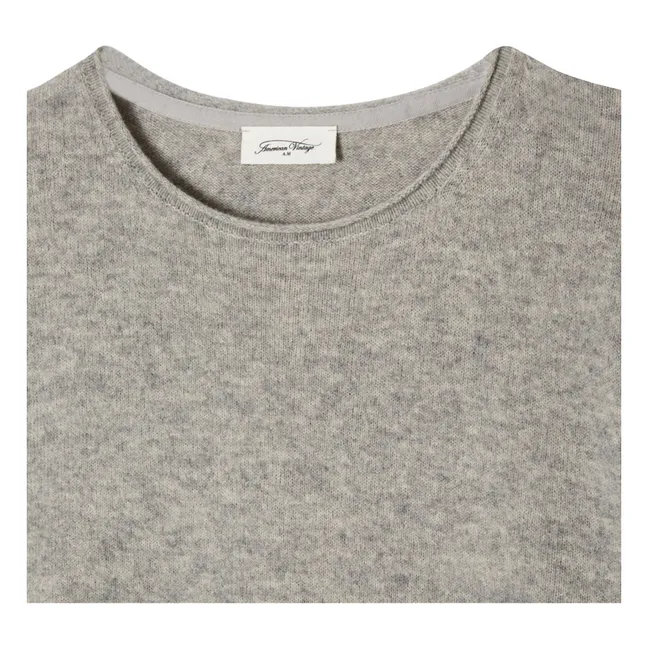 Pullover Ducksbay Wolle und Kaschmir | Grau Meliert