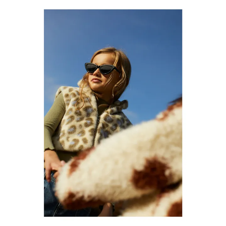 Chaleco sin mangas de leopardo | Crudo- Imagen del producto n°1