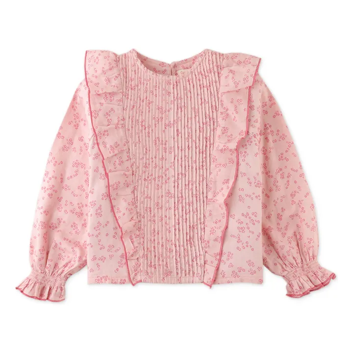 Blouse à Volants | Rose pâle- Image produit n°0