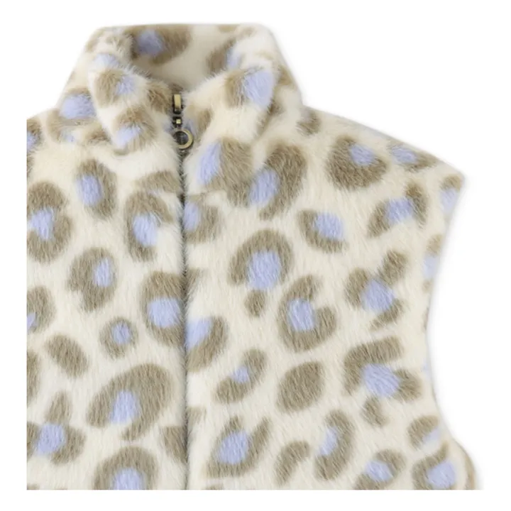 Chaleco sin mangas de leopardo | Crudo- Imagen del producto n°3