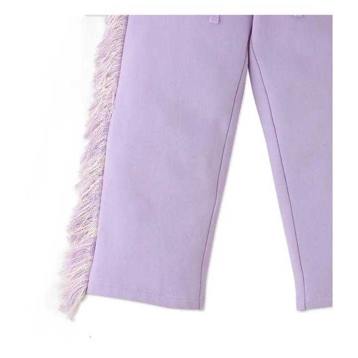 Jogger con flecos | Lila- Imagen del producto n°2