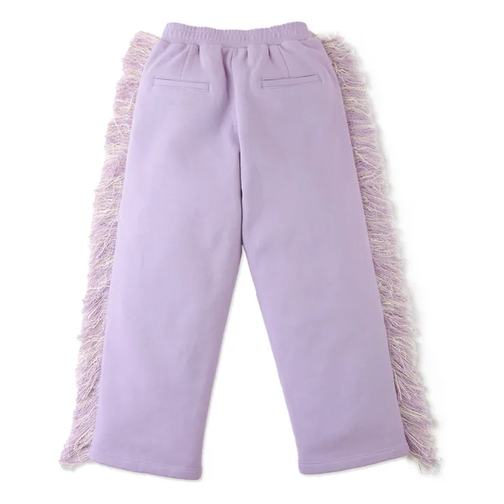 Jogger con flecos | Lila- Imagen del producto n°3