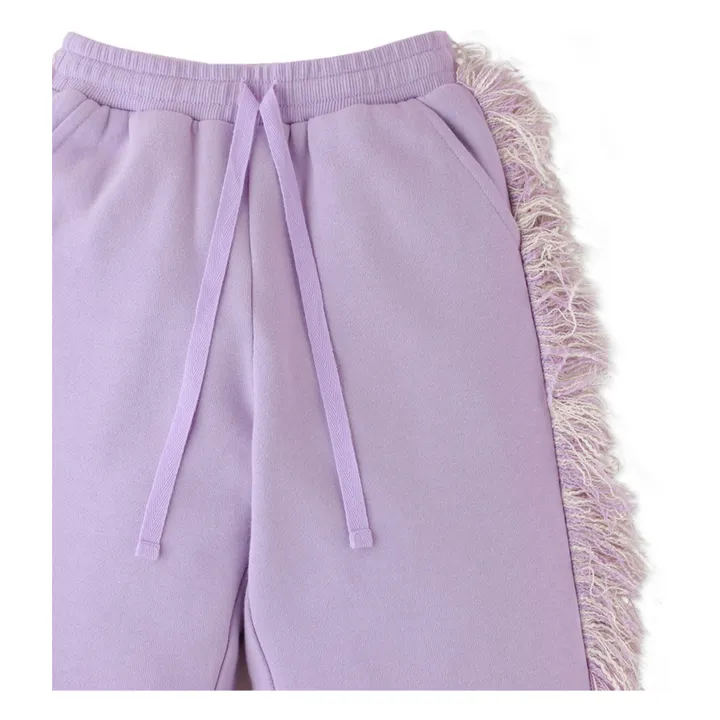 Jogger con flecos | Lila- Imagen del producto n°1