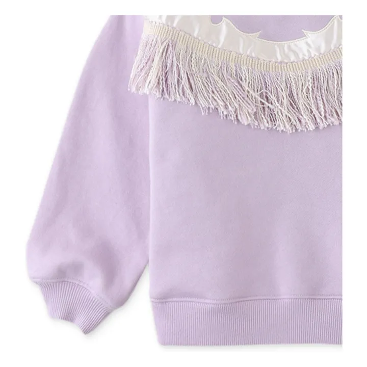 Sudadera con flecos | Lila- Imagen del producto n°2