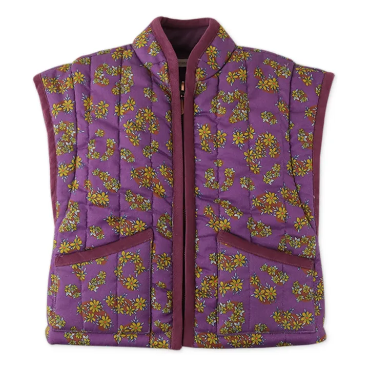 Gilet Sans Manches Tiger | Violet- Image produit n°0