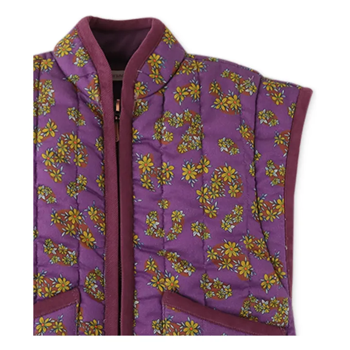 Gilet Sans Manches Tiger | Violet- Image produit n°1