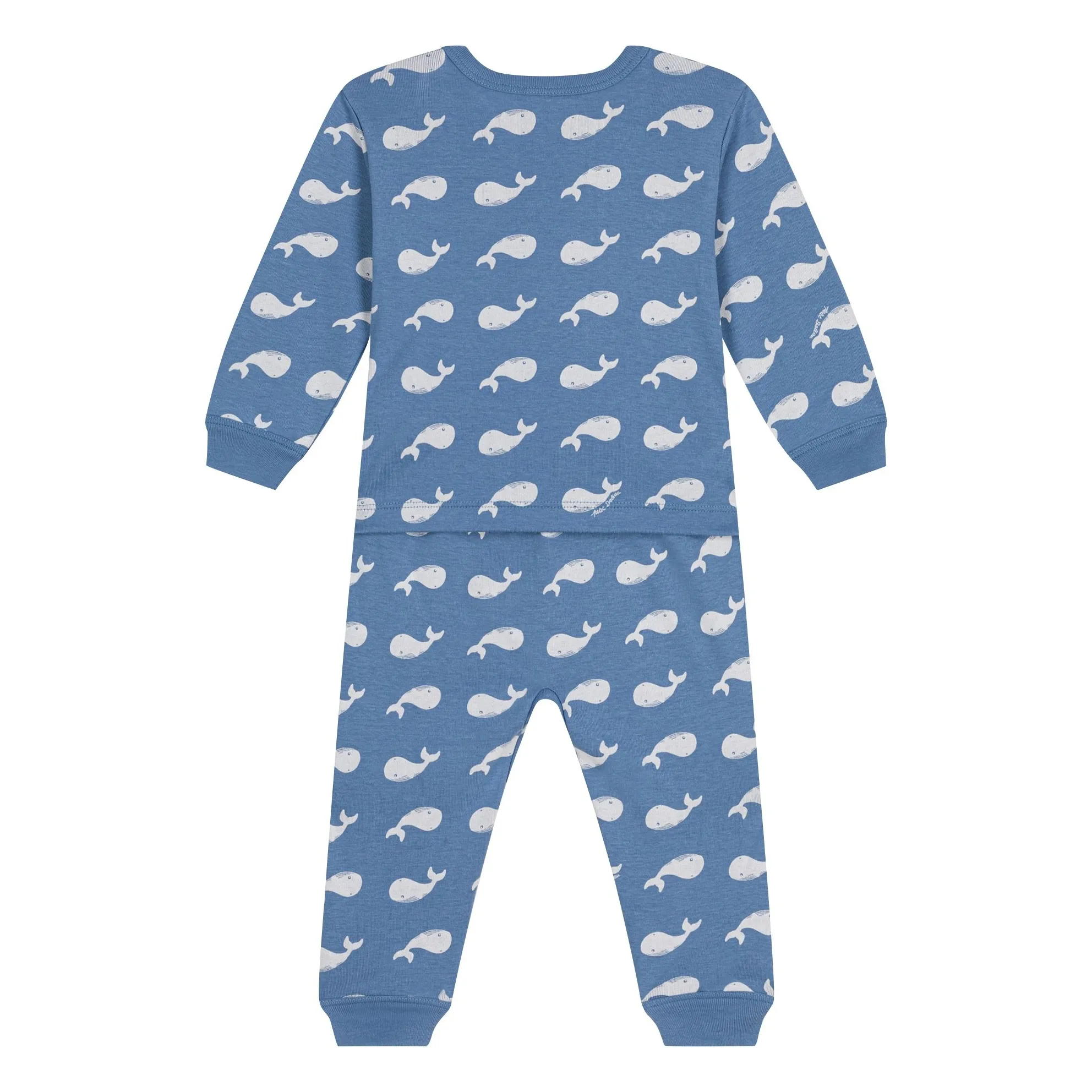 Pyjama Dors Bien Baleines | Bleu- Image produit n°4