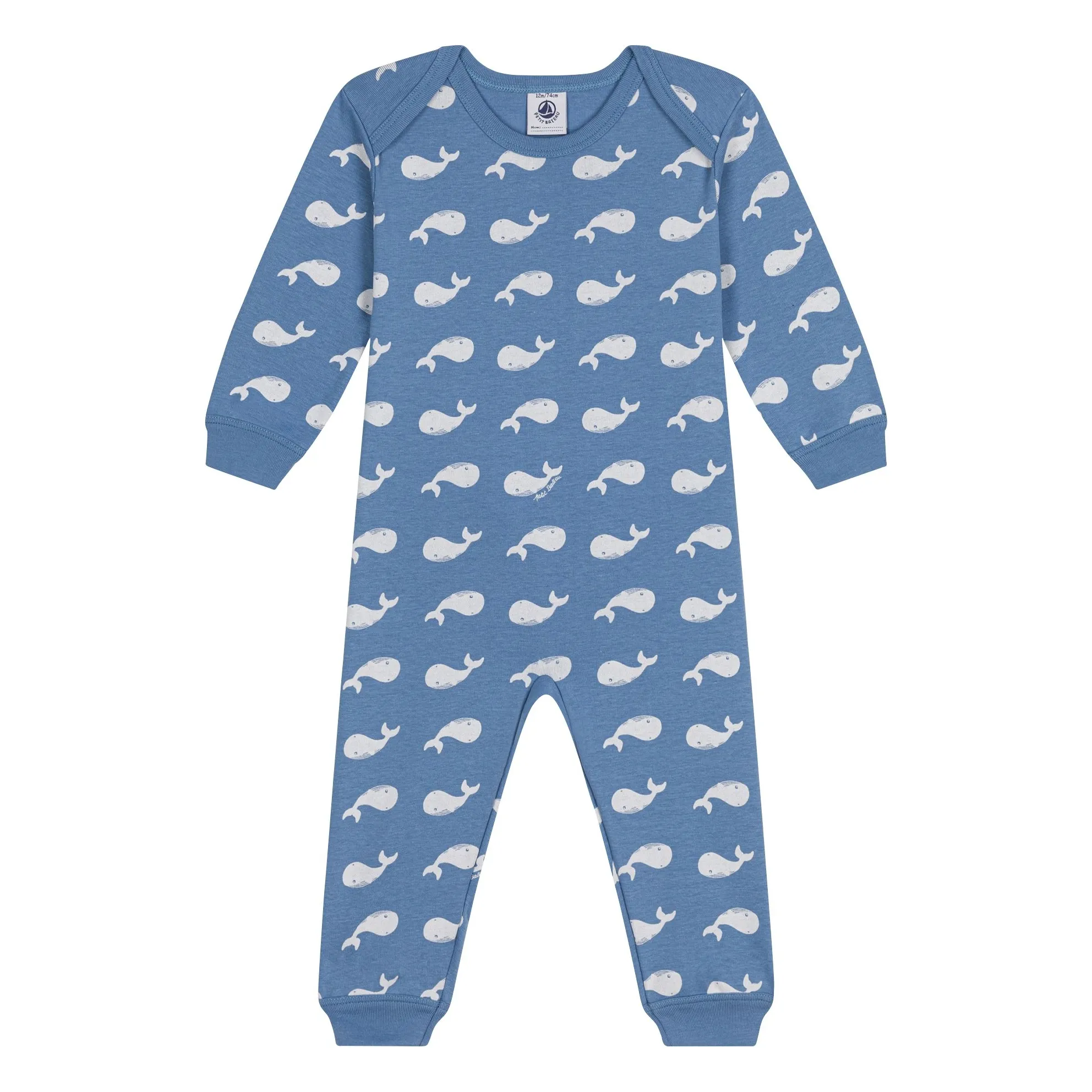 Pyjama Dors Bien Baleines | Bleu- Image produit n°0
