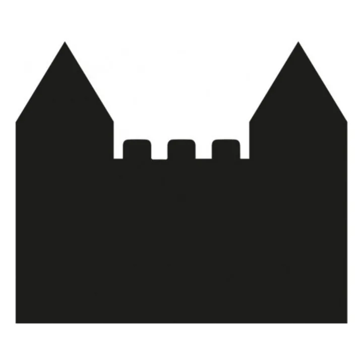 Magnettafel Schloss mit einem Satz von 21 geometrischen Formen- Produktbild Nr. 1