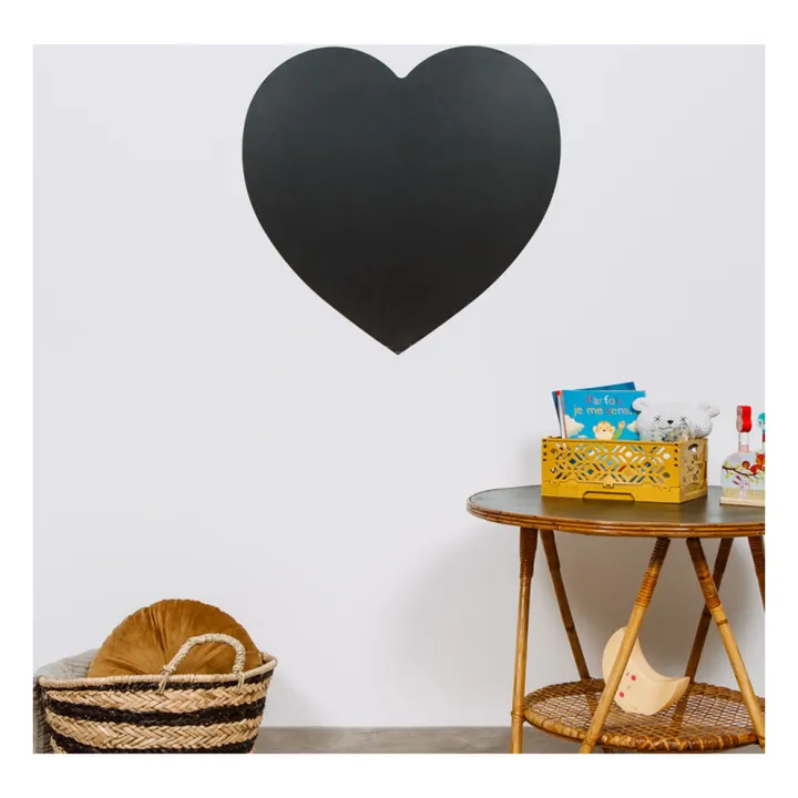 Tableau magnétique Coeur et son jeu de 21 formes géométriques- Image produit n°2