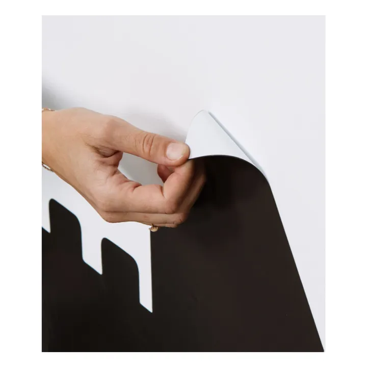 Magnettafel Schloss mit einem Satz von 21 geometrischen Formen- Produktbild Nr. 7