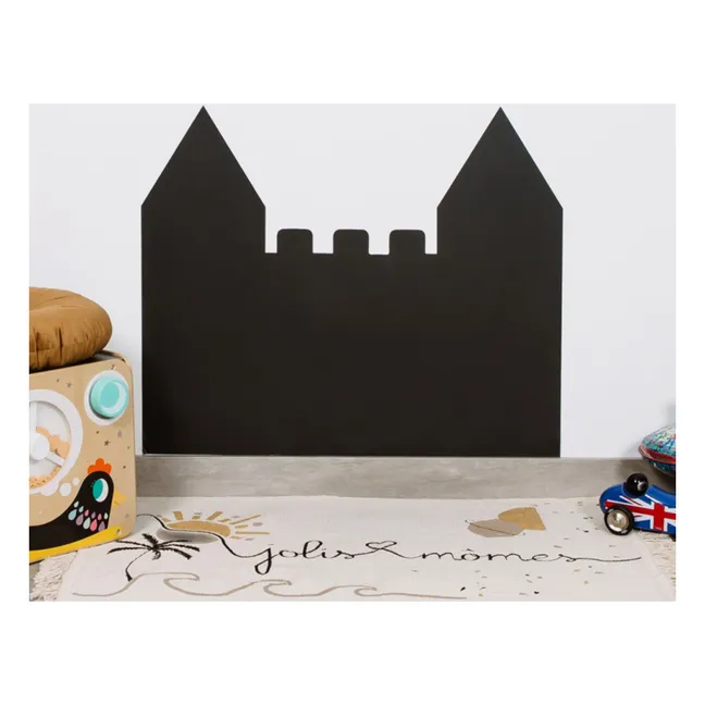 Château magnetic board with 21 geometric shapes