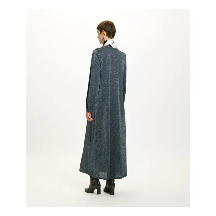 Kleid Amede Metallic | Slibergrau- Produktbild Nr. 3
